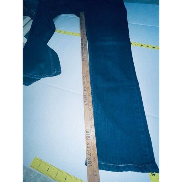 Paige Jeans Mens Size 32 Dark Blue Federal Slim Straight Soft Stretch Denim USA - Picture 7 of 14